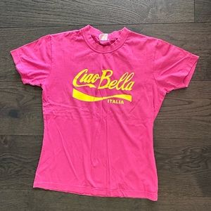 “Ciao Bella” Women’s Tee (Barbie Pink)